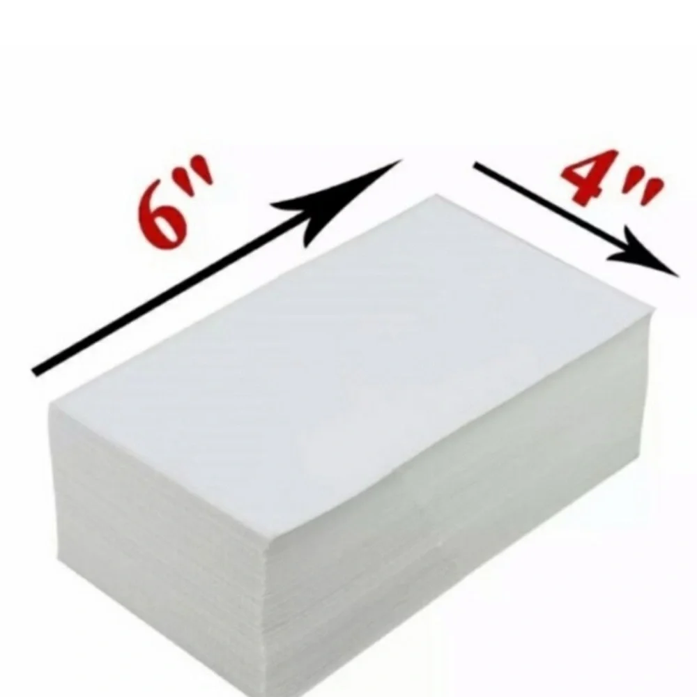 4x6” Direct Thermal Shipping Labels for Zebra & Rollo Printers, Fanfold 500 PCs